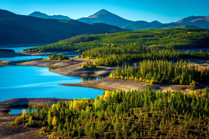 Lake Dillon in the Fall