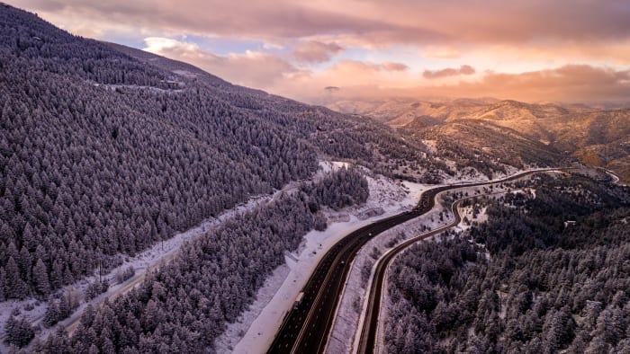 I-70 Threading Floyd Hill — Floyd Hill, Colorado — Colorado landscape photography by Chris Heaton