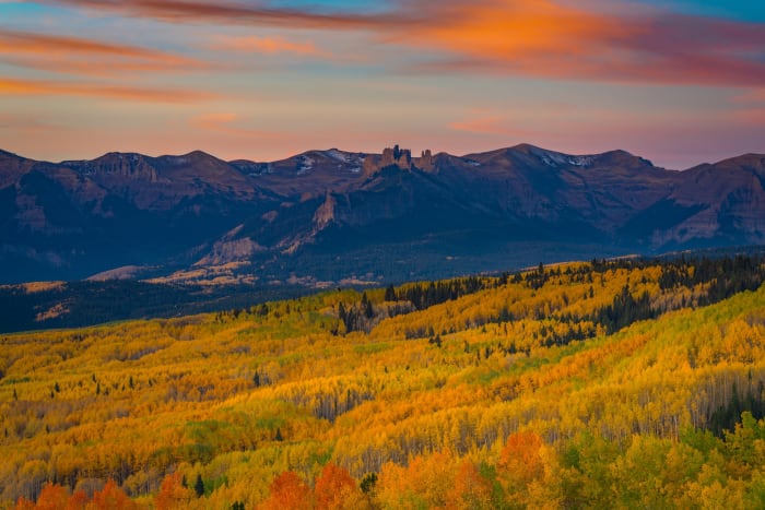 Castles Over a Sea of Aspen