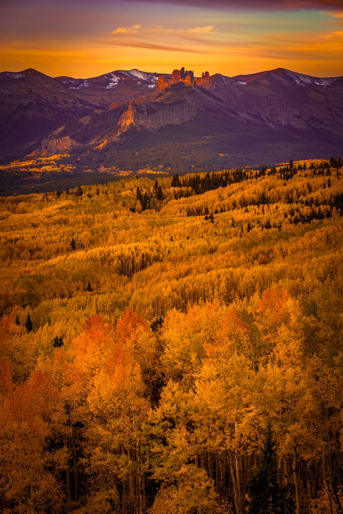 Orange Sky, Purple Ridge