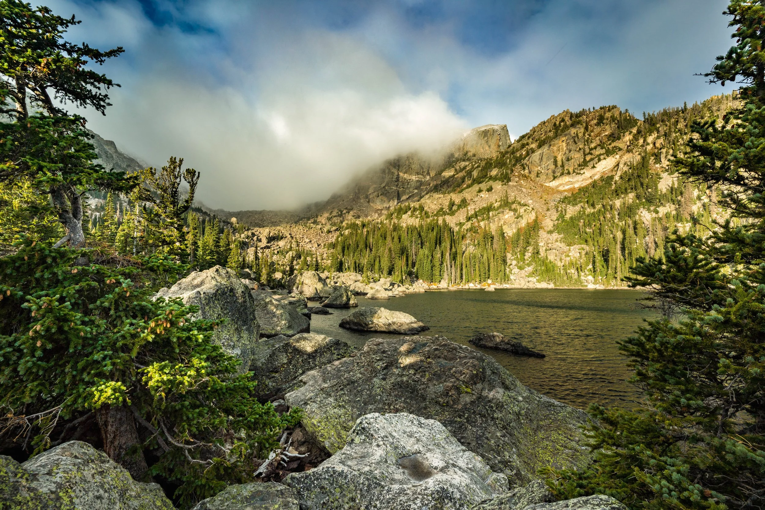Lake Haiyaha, Colorado — landscape photo by Chris Heaton