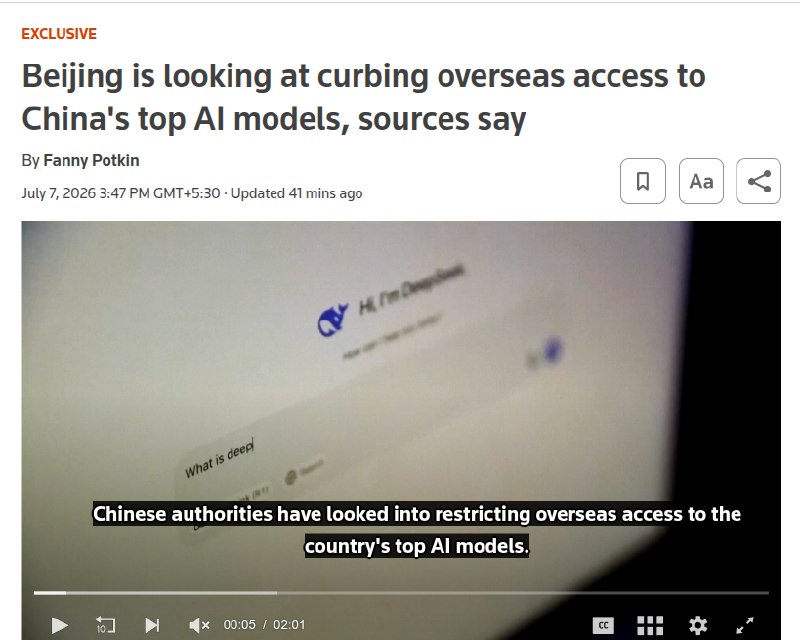 China se prepara para restringir el acceso global a sus modelos de IA más avanzados