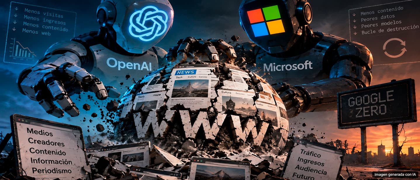 OpenAI y Microsoft sabían que la IA destruiría el futuro de la web, pero siguieron adelante