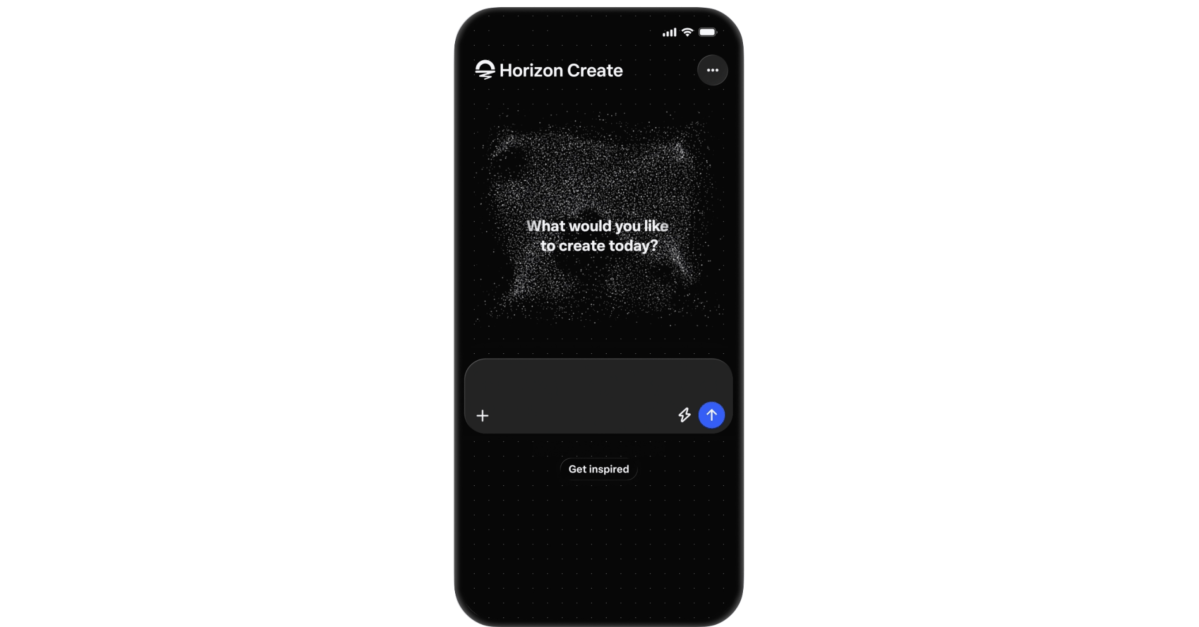 Meta convierte prompts en videojuegos: Horizon Create y Horizon Studio llevan la IA generativa al gaming móvil