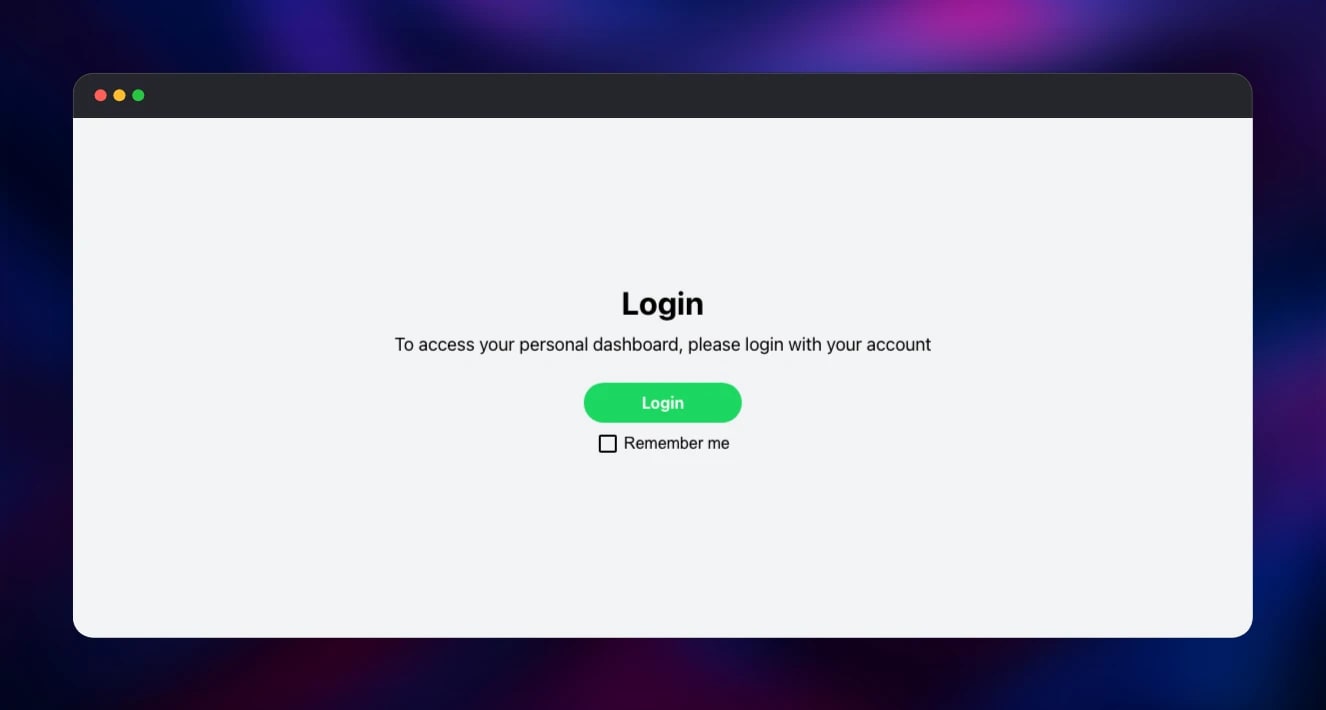 Your Spotify sign-in screen offering login with a Spotify account