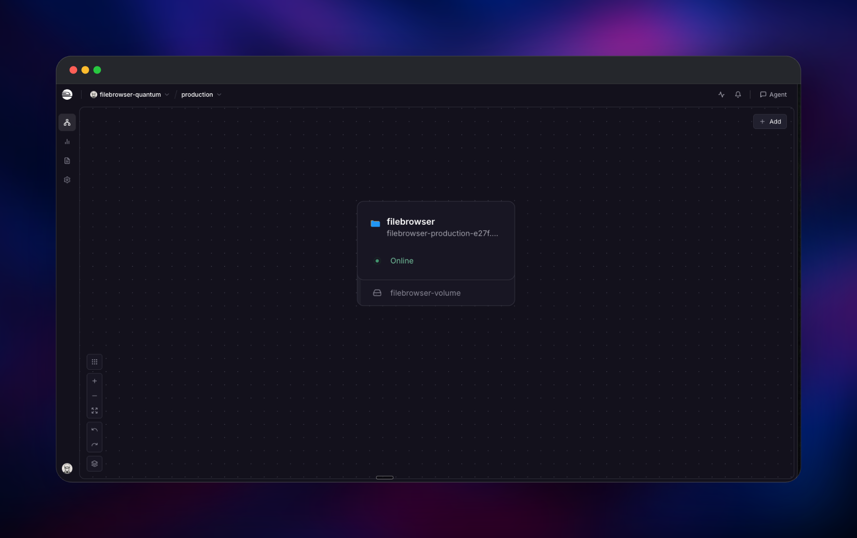 FileBrowser Quantum Railway architecture
