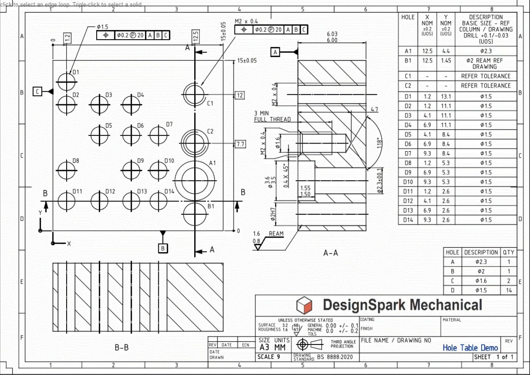DesignSpark Mechanical Drawing addon unleash its potential! (Part 1)