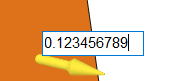 Note a Pull dimension can be entered