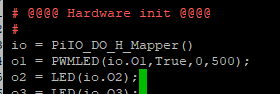 Declare the output as a PWM type