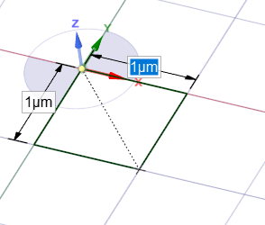 Grid Setting 3D image - changed to 1 µm