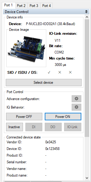 IODD data has been successfully loaded