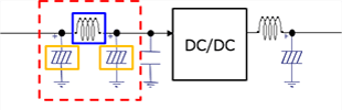電源回路の入力フィルタ