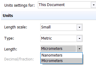 settings - Micrometer