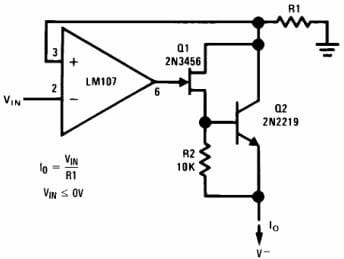 Precision Current Source Using OP Amp