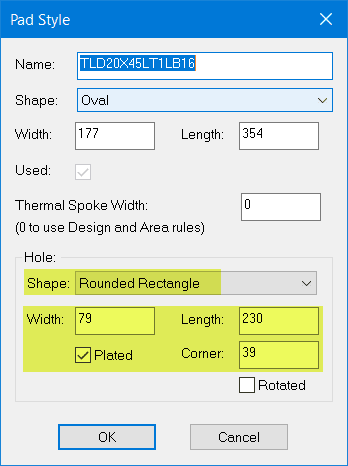 Pad Style Window