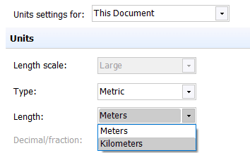 Settings - Kilometer