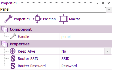 Replace SSID and Password with the ones for your router