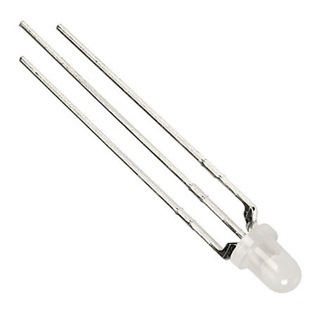 Kingbright L-93WEGW Bi-colour Green, Red LED, 617 nm 3-Pin 3mm (T-1), Round Lens Through Hole Package