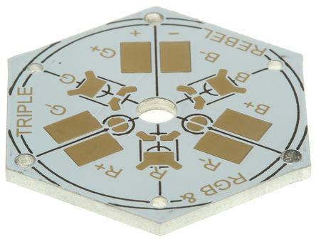 213, 3 cell Colour Mixer MCPCB LED Prototyping Board for Luxeon Rebel LEDs