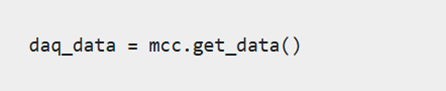 Get data code