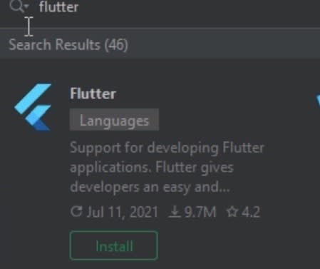 Install Flutter