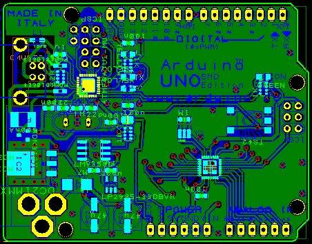 Arduino UNO SMD开发板的参考设计
