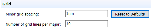 Grid settings at 1nm