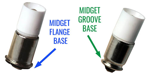 Lamps - Midget Flange and Groove