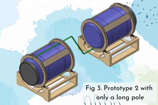 Prototype 2 with only a long pole