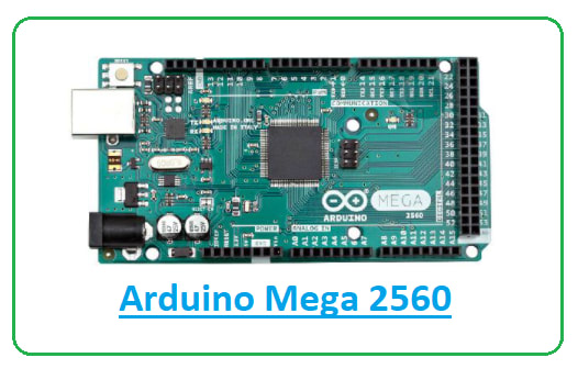 Image of an Arduino Mega 2560 Board