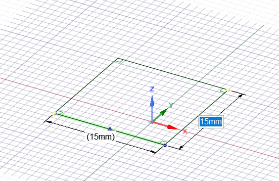 example of drawing a square