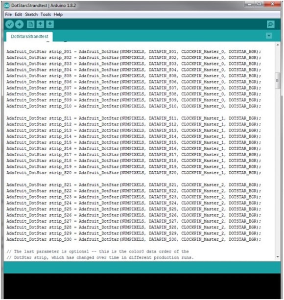 Arduino and fastLED library - OKdo