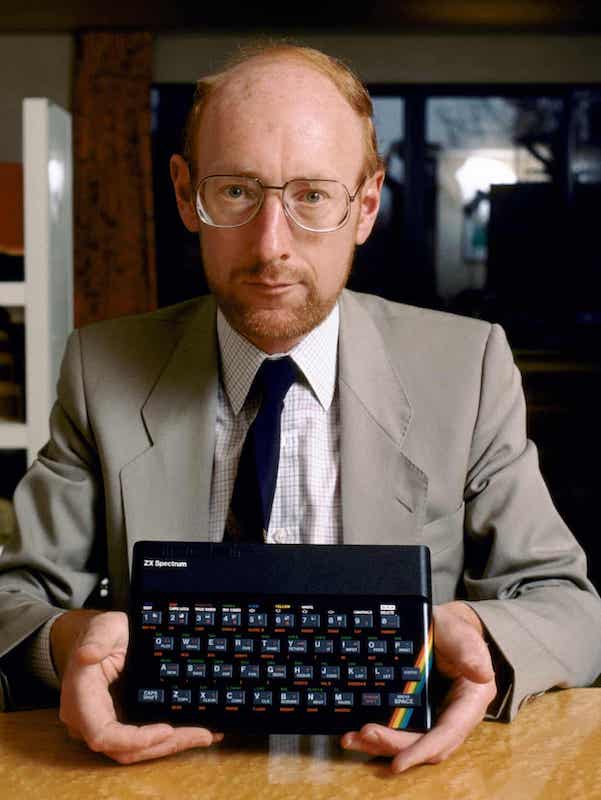 British inventor Sir Clive Sinclair