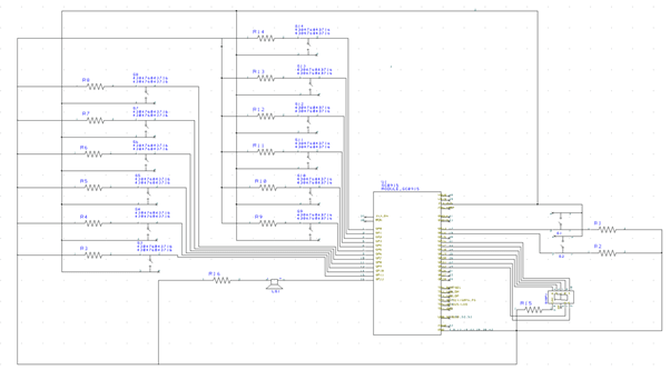 pcb design R Pi piano