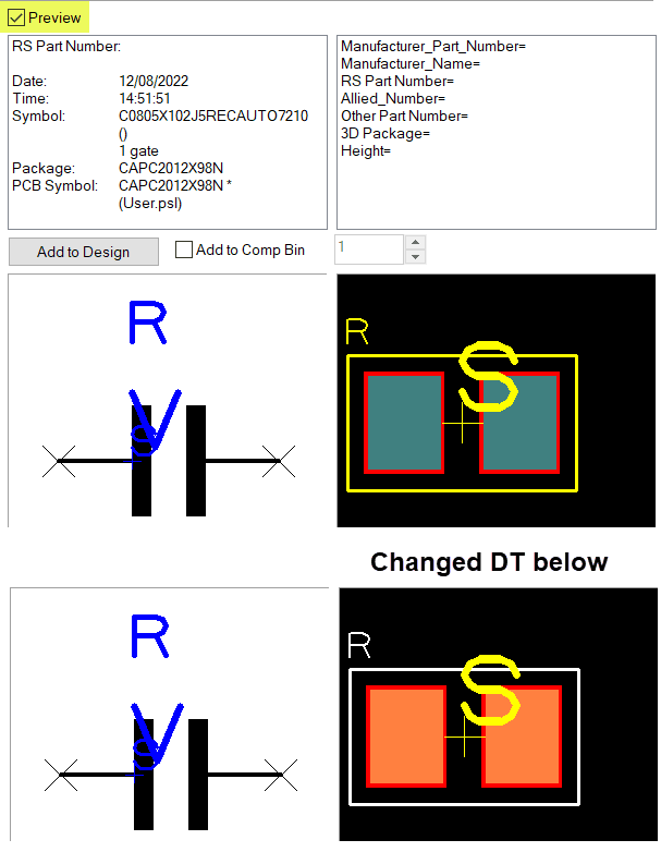 PCB COMPONENT EDITOR