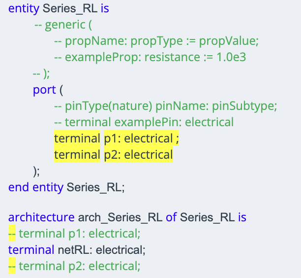 Pay special attention to the semicolons in the code