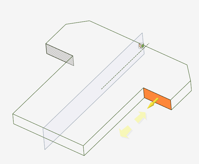 DesignSpark Mechanical Mirror symmetry with construction line