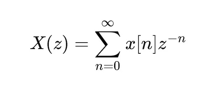 Z-transform equation