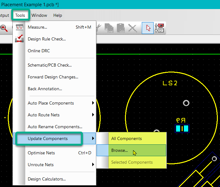 update components