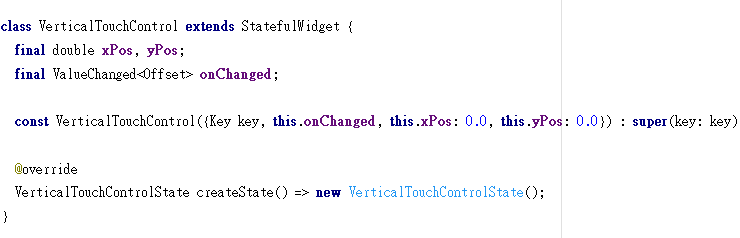 Change the name from Horizontal to Vertical inside the class TouchControl