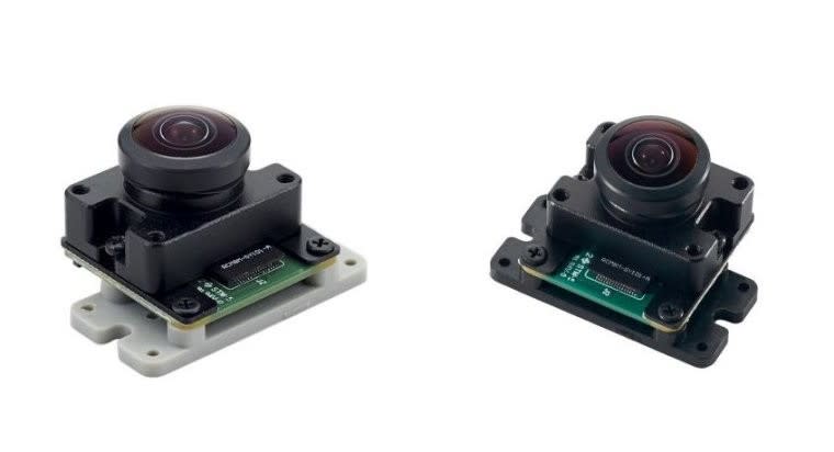 超広角カメラモジュールで360度撮影