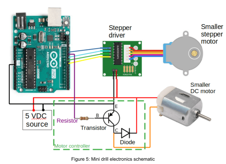 mini-drill electronic schematic