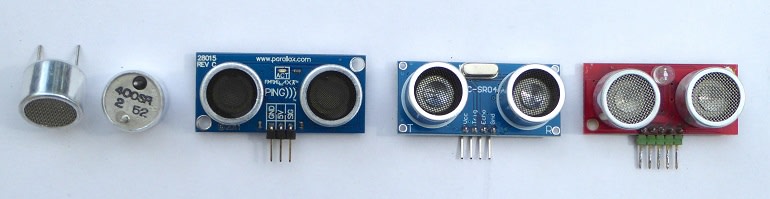 a range of sensors