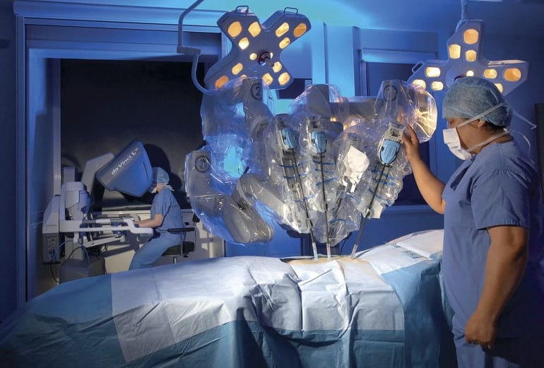 da Vinci robot surgery