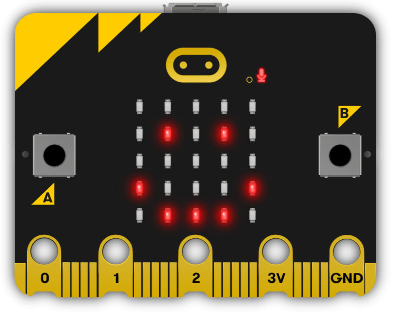 The BBC micro:bit v2 pocket-sized computer