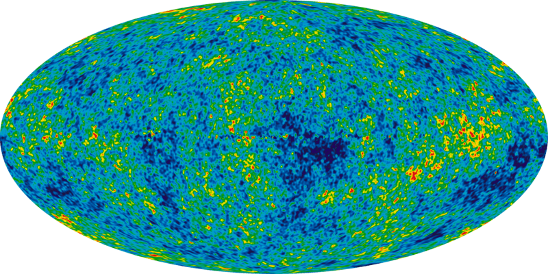 All-sky mollweide map of the Cosmic Microwave Background