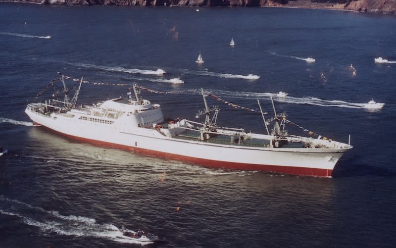 Nuclear-Powered Ship of the Future - 1950-style