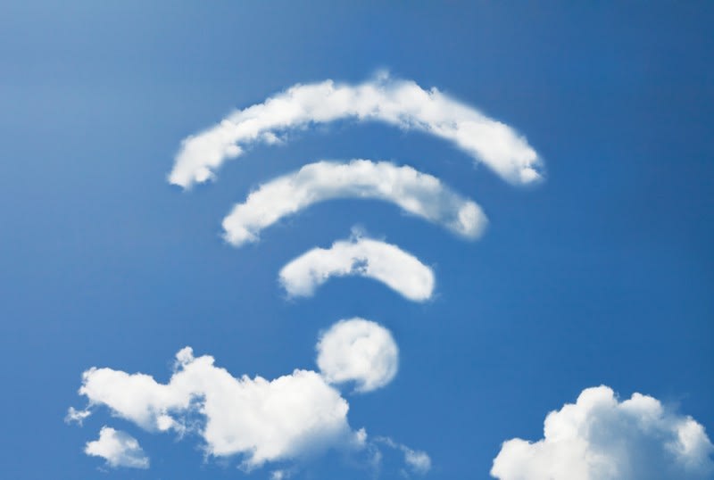 WiFi in the clouds image