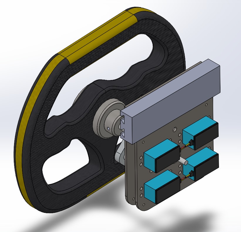 Design Concept - Steering Wheel Rear View