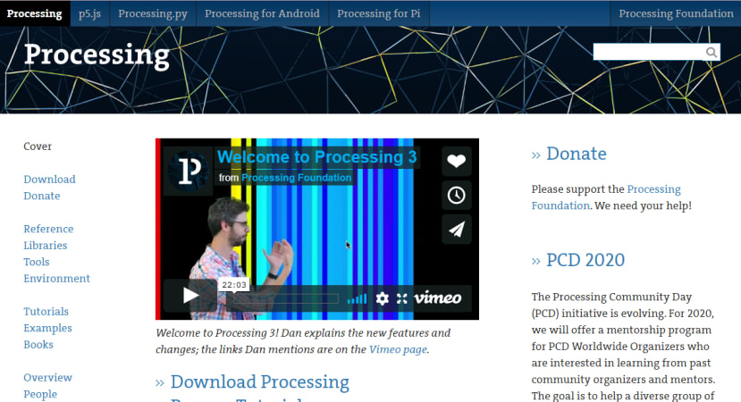Processing數位互動介面開發軟體應用 – 快速了解Processing IDE